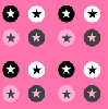 Pink/Black/Gray Stars