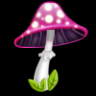 pink mushroom