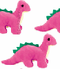 Pink Dino Background