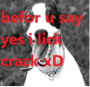 licking crack
