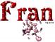name with hearts-Fran