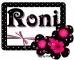 Name in Black Frame-Roni