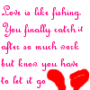 Love is like fishing