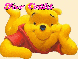 Pooh bear smiling