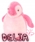 Pink Penguin - Delia