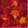 seamless glitter Autumn fall background