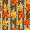 seamless autumn leaves glitter background
