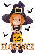 FLORENCE cute haloween glitter witch