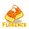 Candy Corn With The Name Florence