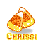 Candy Corn With The Name Chrissi