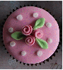 rose cup cake