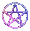 Pink,Purple and Blue Pentacle