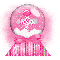 Pink Snow Globe-Tabby