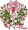 Merry Christmas wreath-Annie