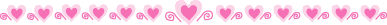 pink hearts divider