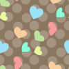 brown,pink,blue,hearts