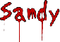 Bloody Halloween Sandy
