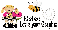 Little girl with bees- Helen