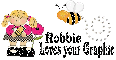 Little girl with bees- Robbie