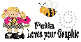 Lttle girl with bees- Pelia