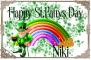 happy st. patricks day niki