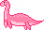 Pink dinosaur