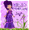 Hello friend purple girl Jaya