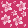 Pink flowers Background