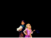 Rapunzel and Flynn  