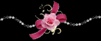 Pink Rose & Bow - div - vday - spring