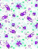 Frogs purple - background