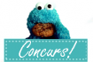 Cookie Monster 'Concurs' buton