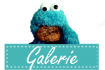 Cookie Monster 'Galerie' buton