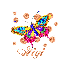 Rainbow Butterfly - Gigi