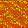 Starry Pumpkins-seamless tile