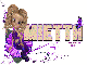 Mietta - Girl On Purple Flower - Butterfly