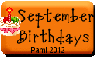 Button - September Birthdays - ggr - sept bdays
