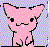 lick icon pink cat