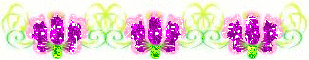 Purple flower animated - div