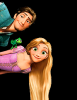 Rapunzel and Flynn  