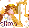 Angel With Harp Autumn ~ Alma