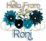 Pretty Blue Flowers - Roni