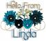Pretty Blue Flowers - Linda