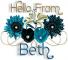 Pretty Blue Flowers - Beth