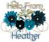 Pretty Blue Flowers - Heather