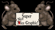 Super Mice Graphic - Two Mice Holding A Sign