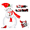 Mel - Cat Snowman