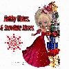 Holiday Wishes - Lady Red Dress