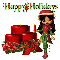 Tonya - Happy Holidays - Red Candles - Girl