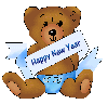 Happy New Year- Blue Bear